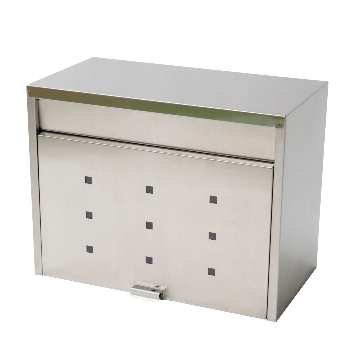 郵便ポスト 大型 ステンレスポスト 壁掛 郵便 郵便受け ポスト POST 壁掛け 新聞受け メールボックス シンプル ハガキ ステンレス ステンレス製 A4サイズ mailbox