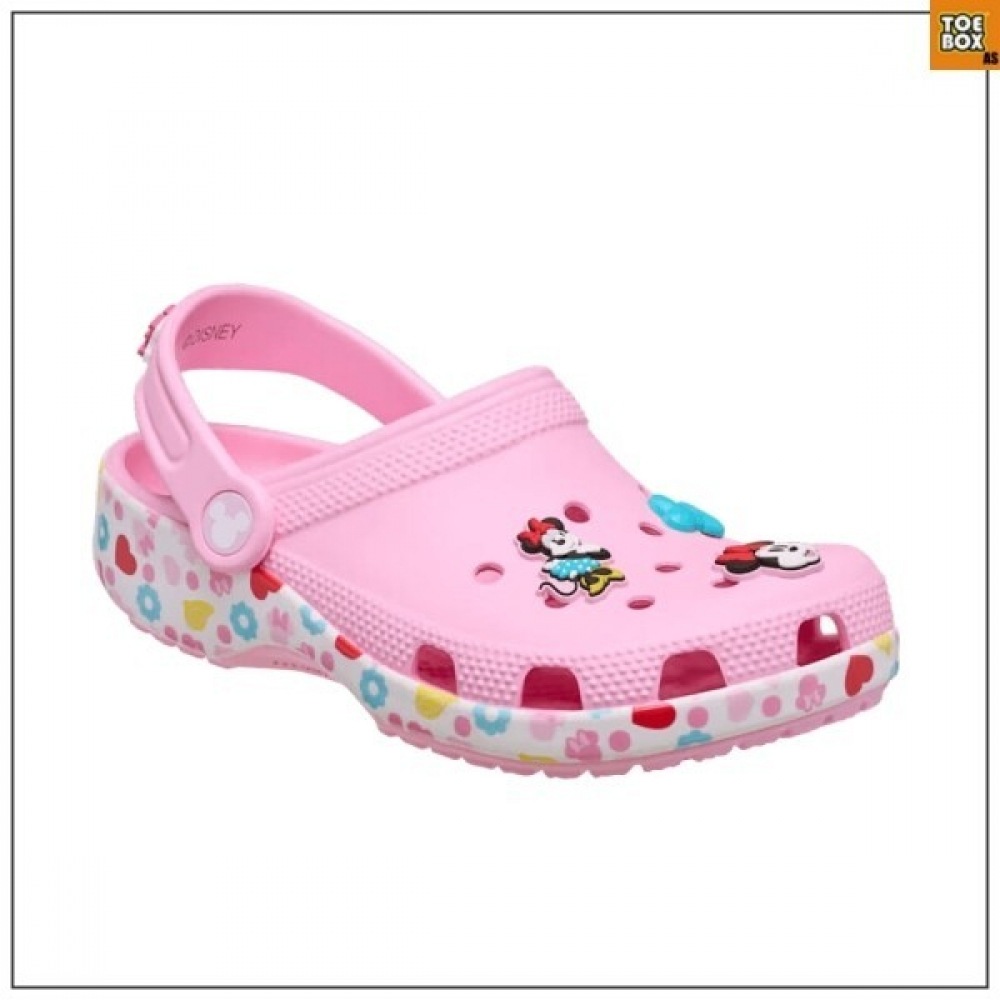 トボックスクロックスキャラクタークロッグキッズピンク CCYCE2TSCG11PNK