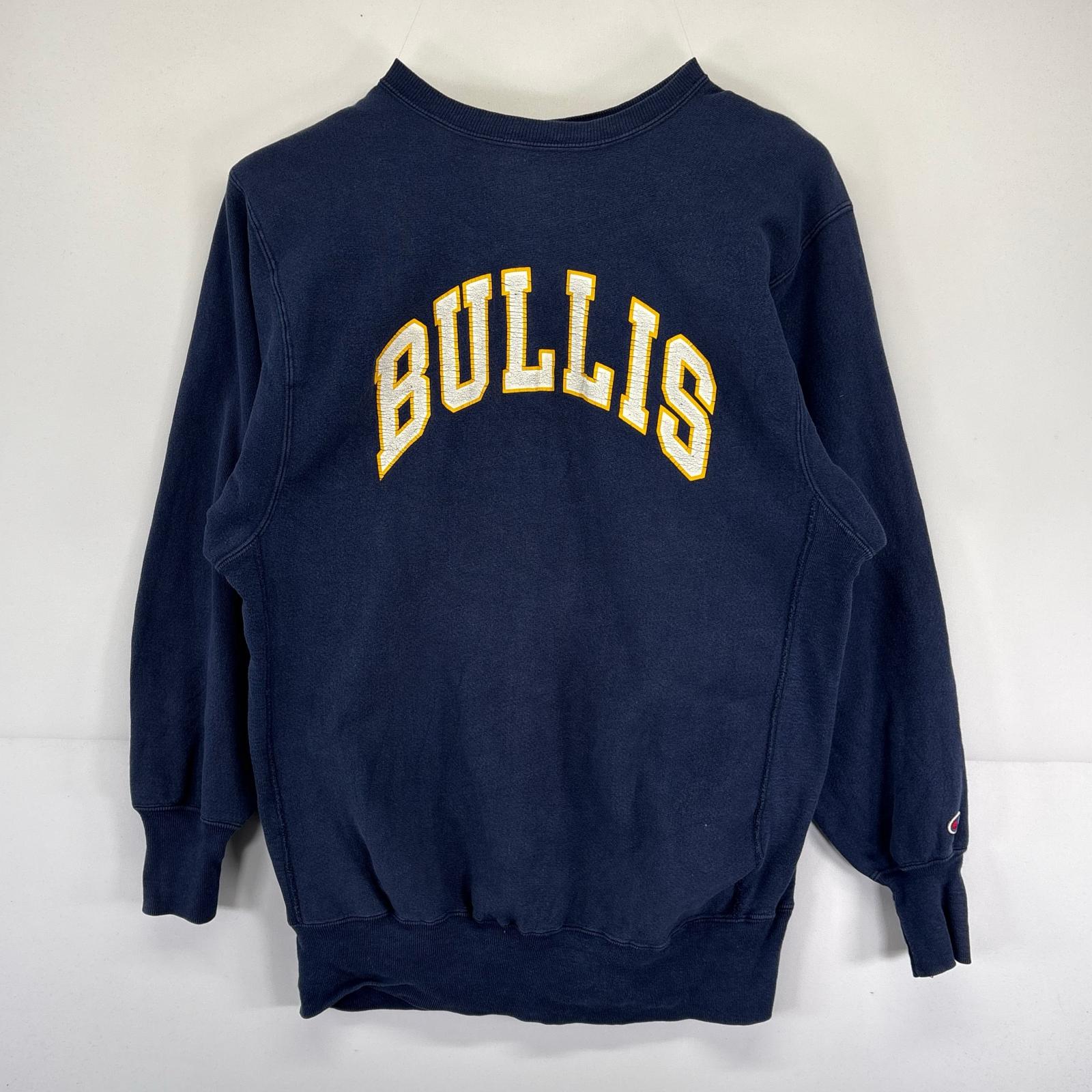 古着 USA製 スウェット 大きいサイズ リバースウィーブ クルーネック トレーナー 2XL ネイビー メンズ