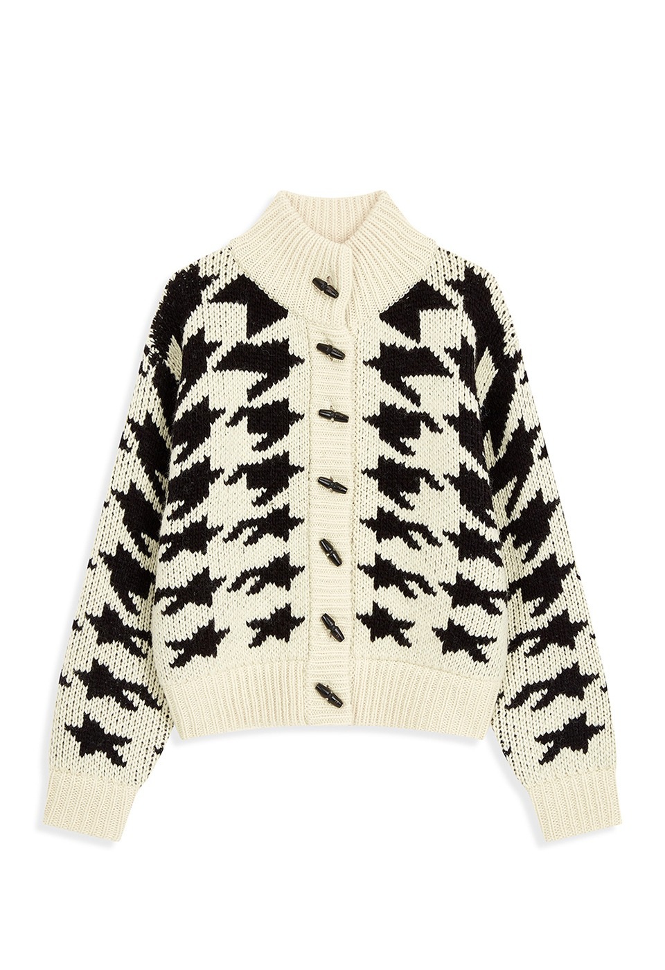 【OPEN Yy】 25FW HOUNDS TOOTH STAR COWICHAN : IVORY