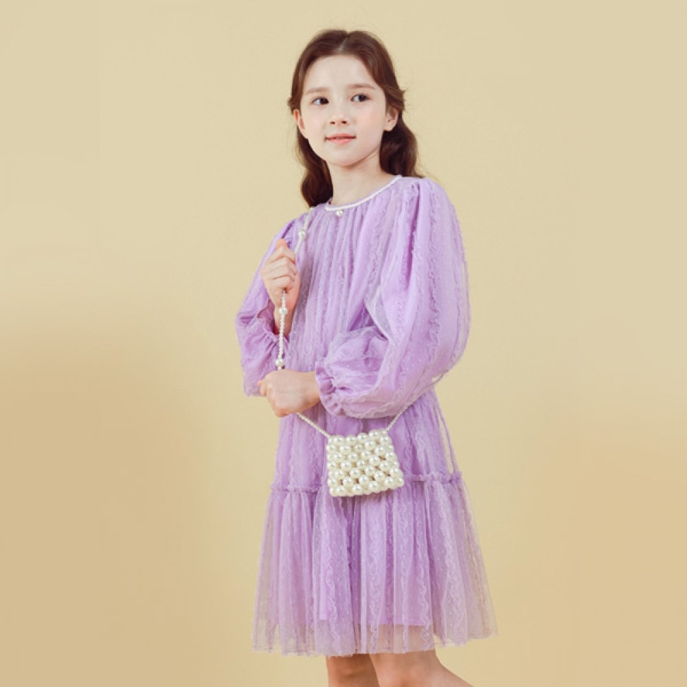 アイラブジェイ N.バイオレットフリルワンピース JVFOP65