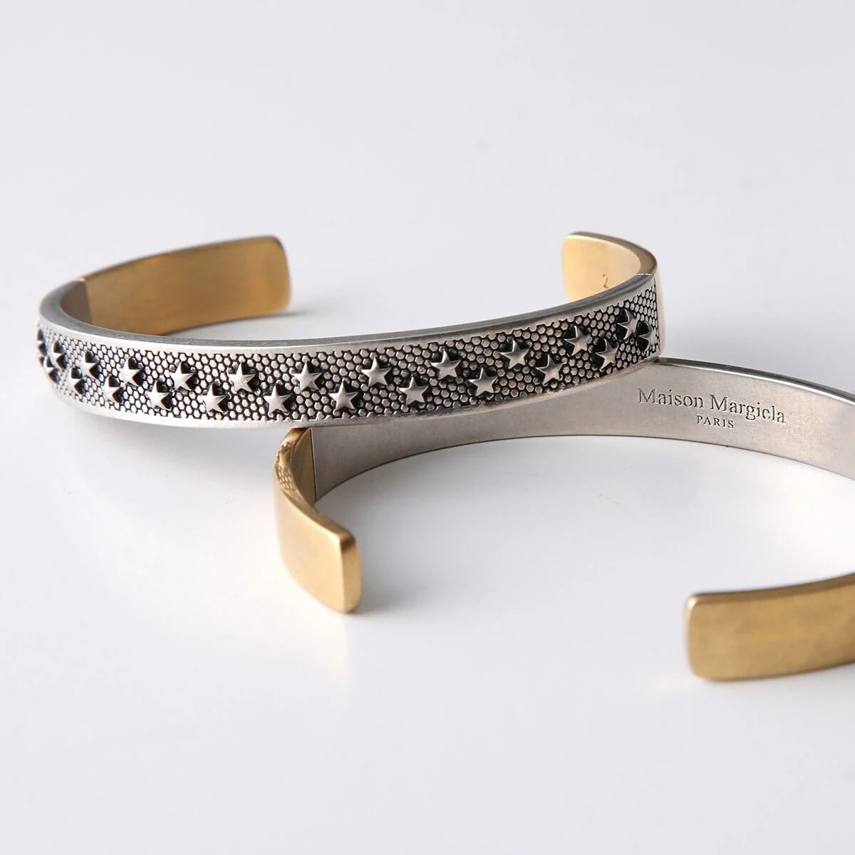 MAISON MARGIELA メゾンマルジェラ バングル SM1UY0083 P6476 メンズ ブレスレット スター カフ ブラス アクセサリー 965 【mega】