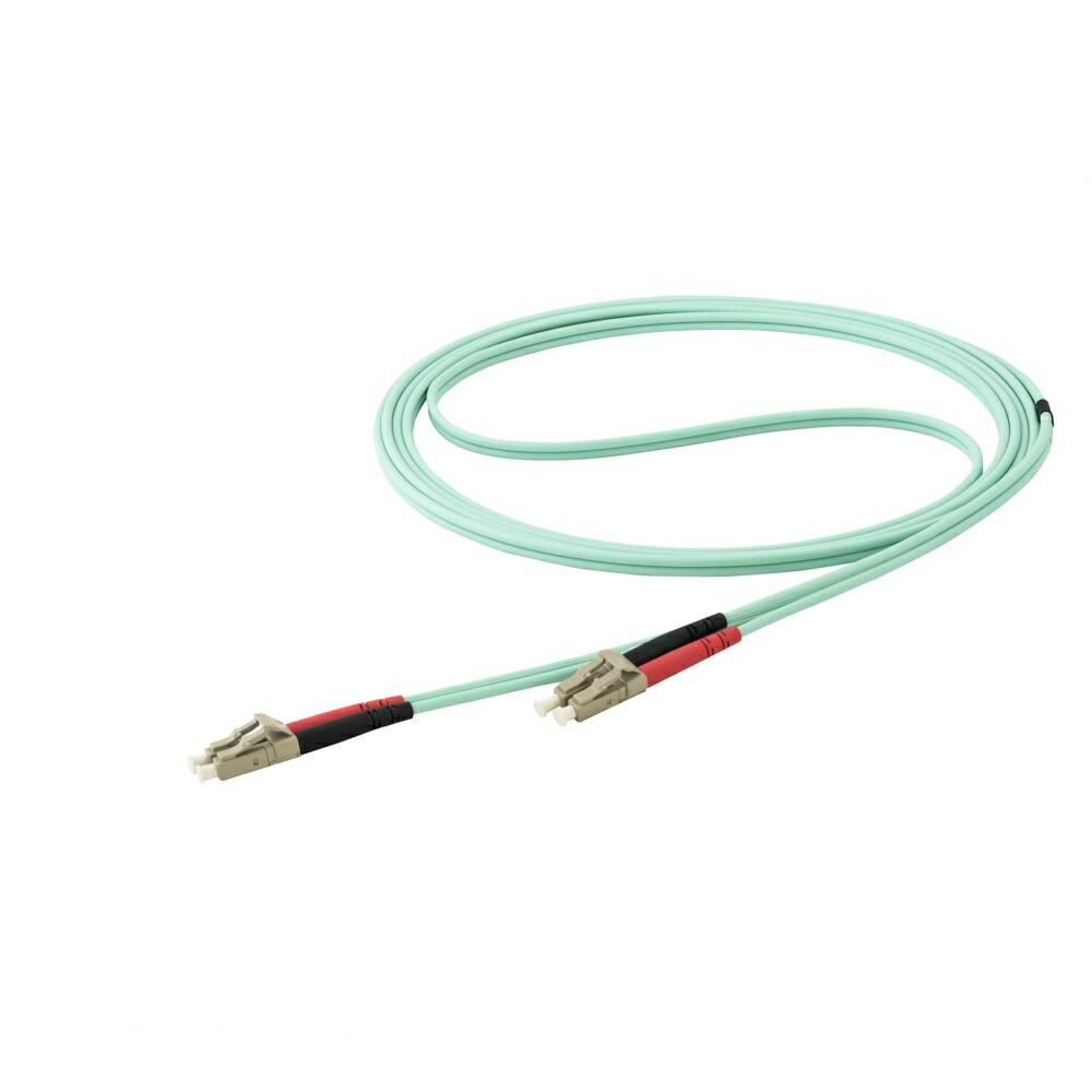 StarTech.com [450FBLCLC7] 光ファイバーケーブル 7m アクア OM4準拠光