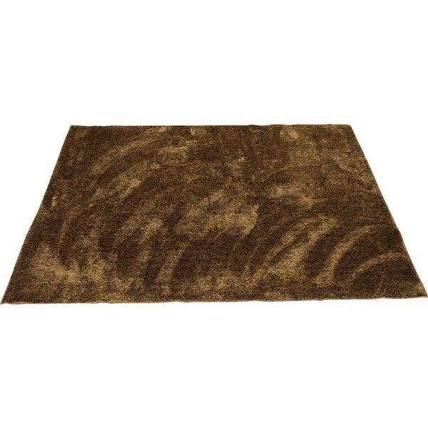カーペット ラグ 敷物 室内 芝生ラグ 190x190cm ブラウン オーシャン