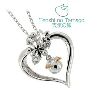 天使の卵 in オープンハート シルバーネックレス シルバーアクセサリー レディース ネックレス 16,830円