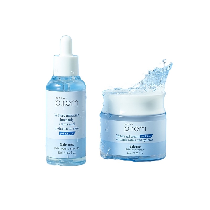 メイクプレムセーフミレリーフウォーターリーアンプル50ml+クリーム80ml（+クリーム40ml）