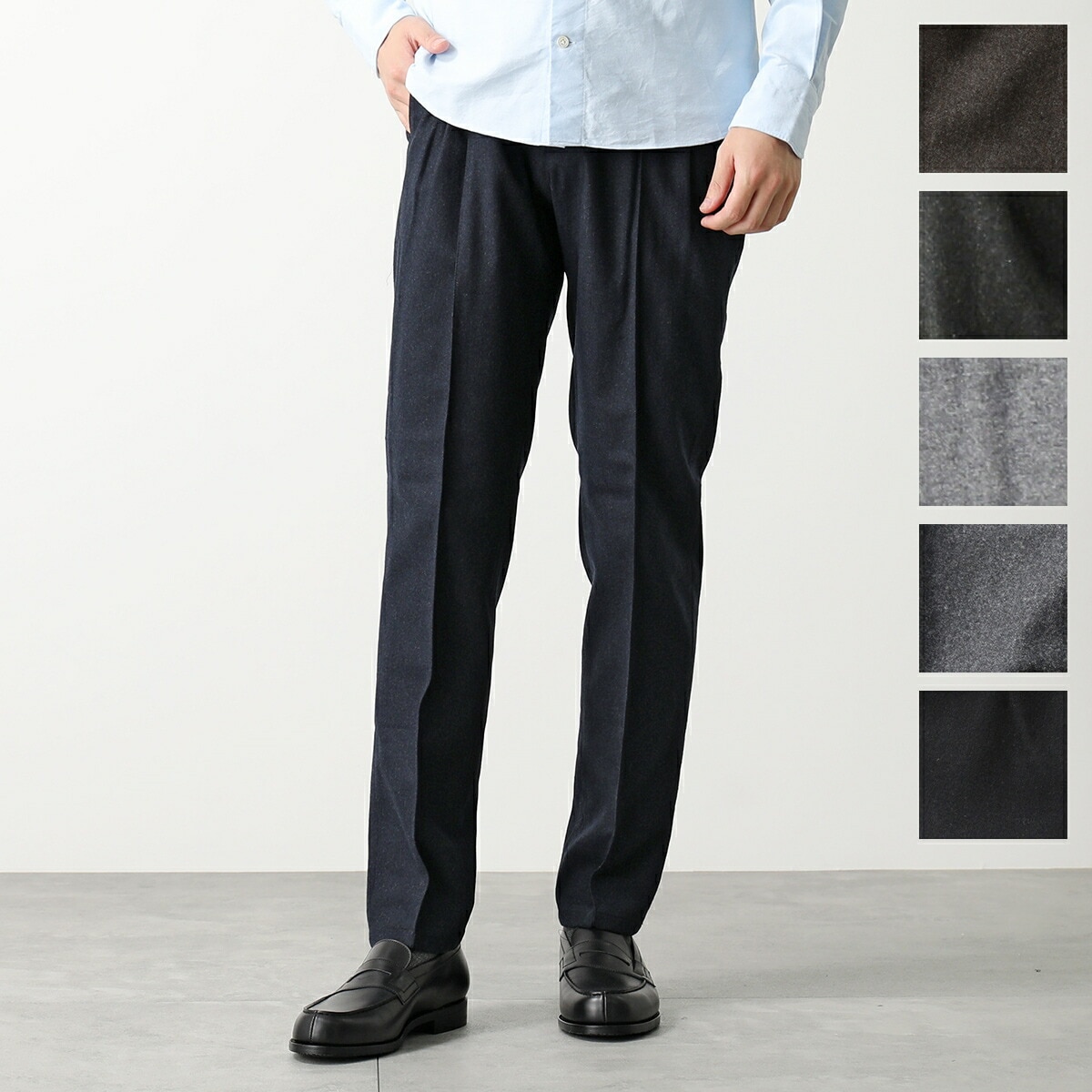 giabs ARCHIVIO ジャブスアルキヴィオ スラックス MASACCIO R1 A7072U マサッチョ メンズ イージーパンツ ウォッシャブル ウール フランネル カラー6色 26,373円