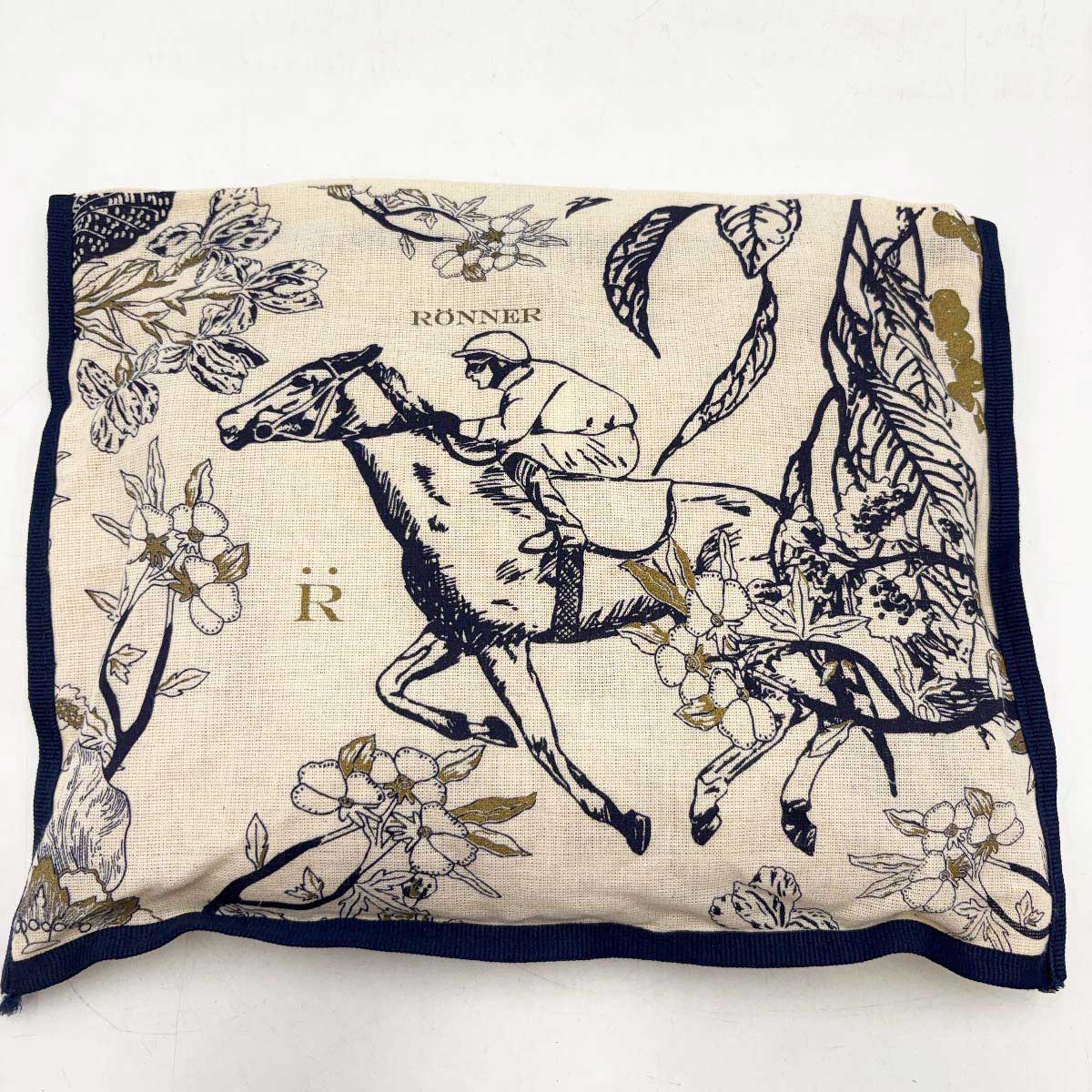 【中古・未使用品】RONNER ロナー ニット ハーフボタン ロングスリーブ 長袖 M ベージュ レディース 乗馬 馬術