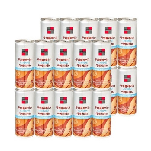 ツーサムプレイスデカフェインアメリカーノ240ml x 20個コーヒーバスルームオフィス簡単ティータイムデザートホームカフェ