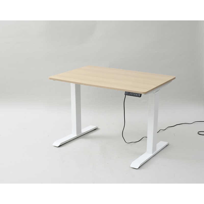 ヤマゼン　電動昇降デスク W1000xD700xH710～1100mm　ELD-FS-MWH/T1000-WN 68,800円