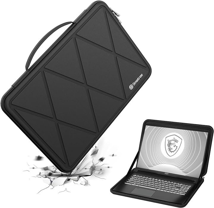 ハードEVA保護スリーブケース 15.6インチ MSI Creator M16/CreatorPro Prestige( Black, For MSI 15.6インチ（M98-3）)