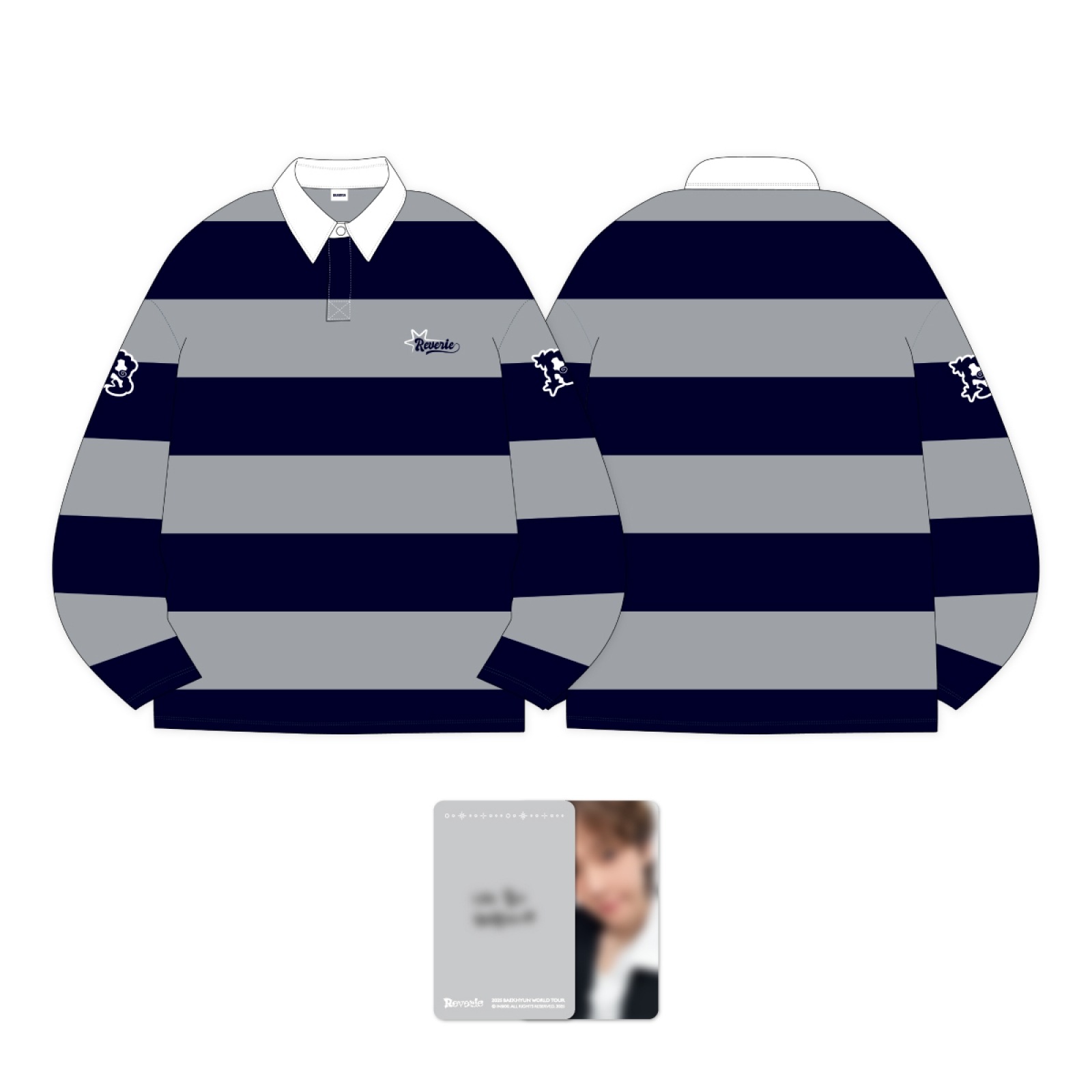 BAEKHYUN RUGBY T-SHIRT - 2025 WORLD TOUR [Reverie] OFFICIAL MD