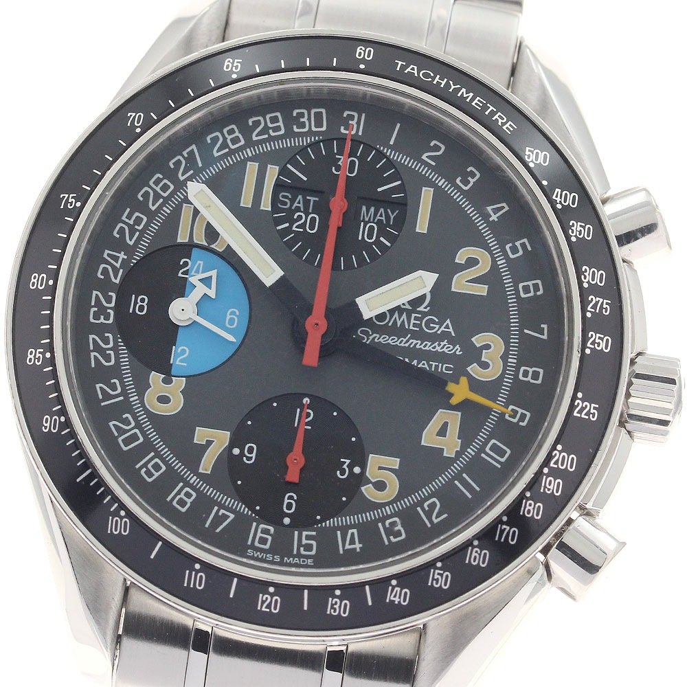 オメガ OMEGA 3520.53 スピードマスター マーク40 AM/PM トリプルカレンダー 自動巻き メンズ _950515【中古】