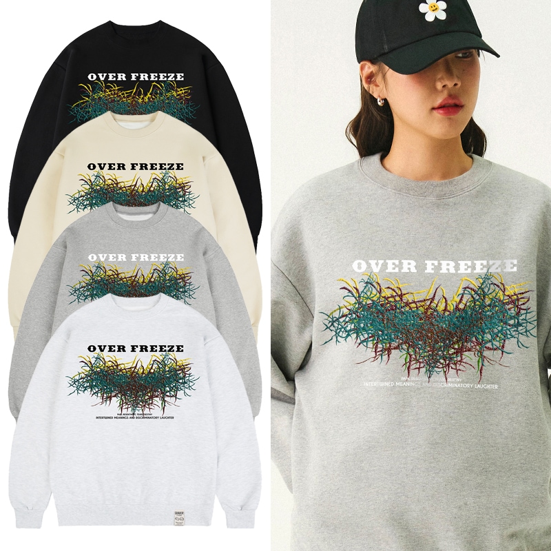 [UNISEX] Over Freeze Man to Man_4color