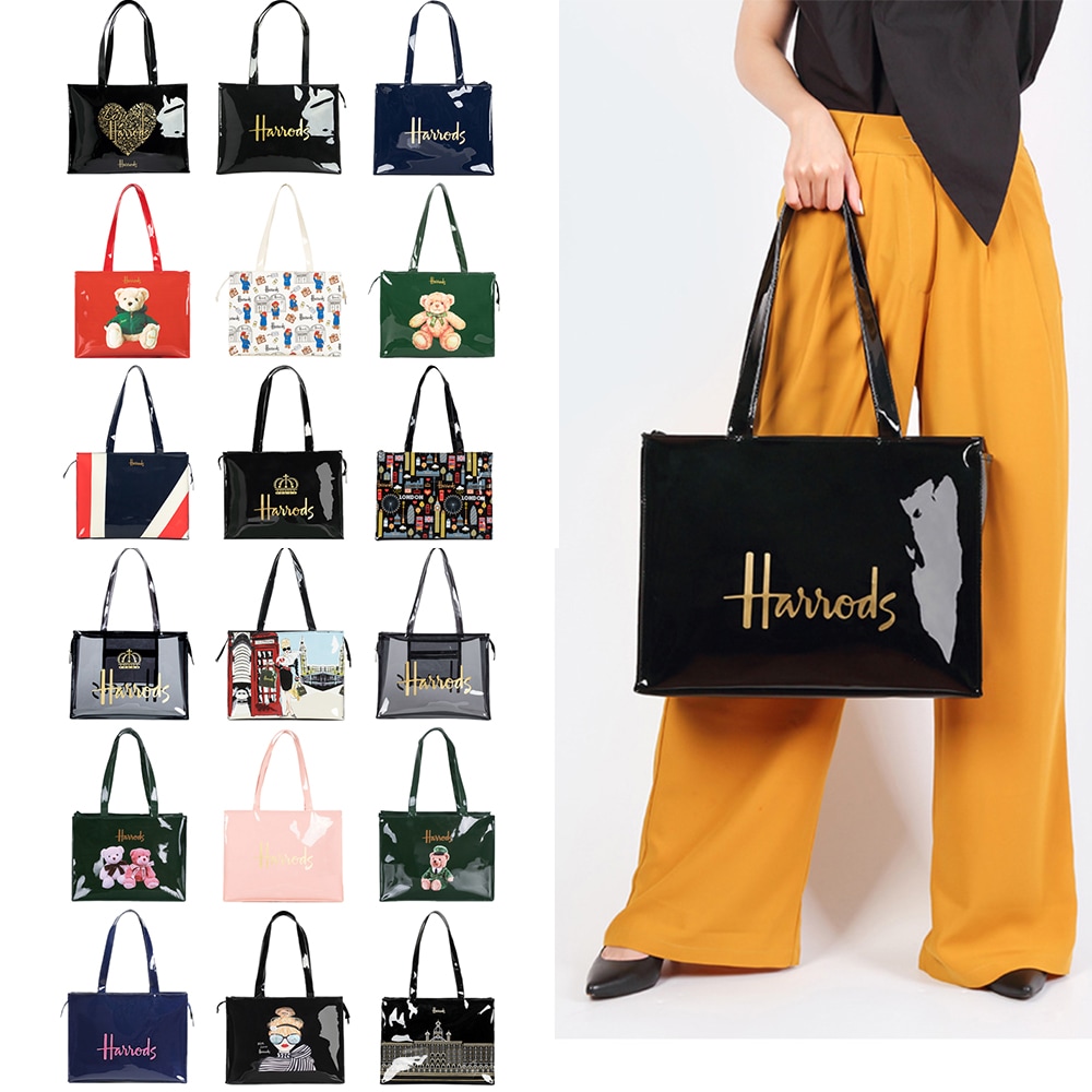 【新品】Harrods ハロッズ　ハンパー　Lサイズ 楽天市場】【送料無料】HARRODS ハロッズ トートバッグ バック Lサイズ