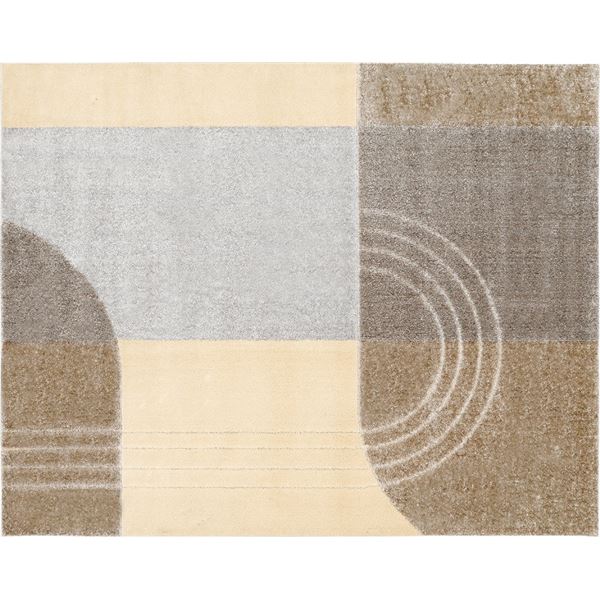 マット/絨毯 [約190x240cm グレー] 手洗いOK 防ダニ 『ベッキー』 プレーベル