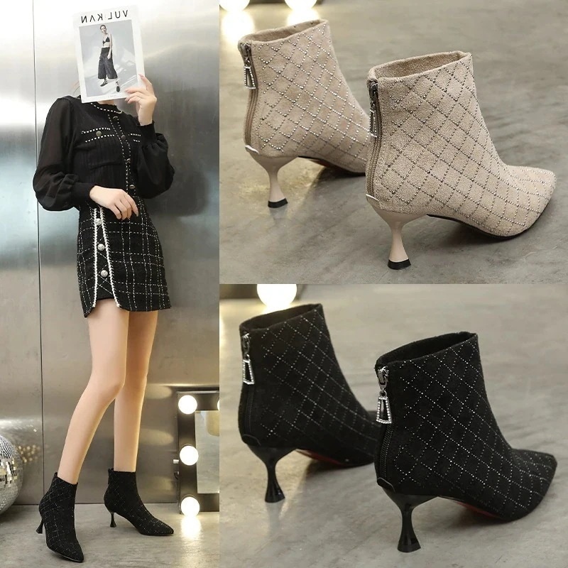 メガ割 ロングブーツが復活24 セレクトされた レディース ニューデザイン ショートブーツ