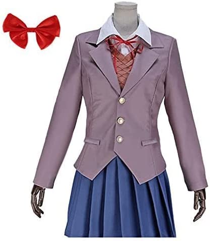 Doki Doki Literature Club! Sayori 制服 風 コスプレ衣装