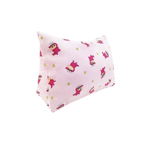 クレヨンしんちゃん ワニ しんちゃん パターン 三角背もたれ クッション 70x50cm 綿入り クール 夏 寝具 枕