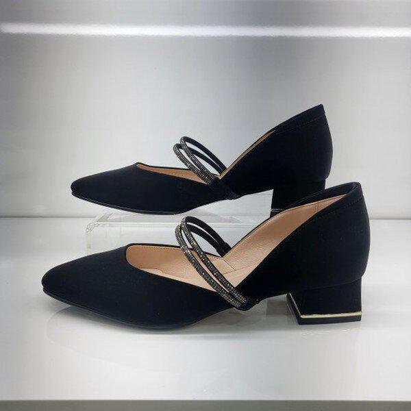 女性用ジュエルストーンメルジェインパンプス PFDSHP507-1_KJ