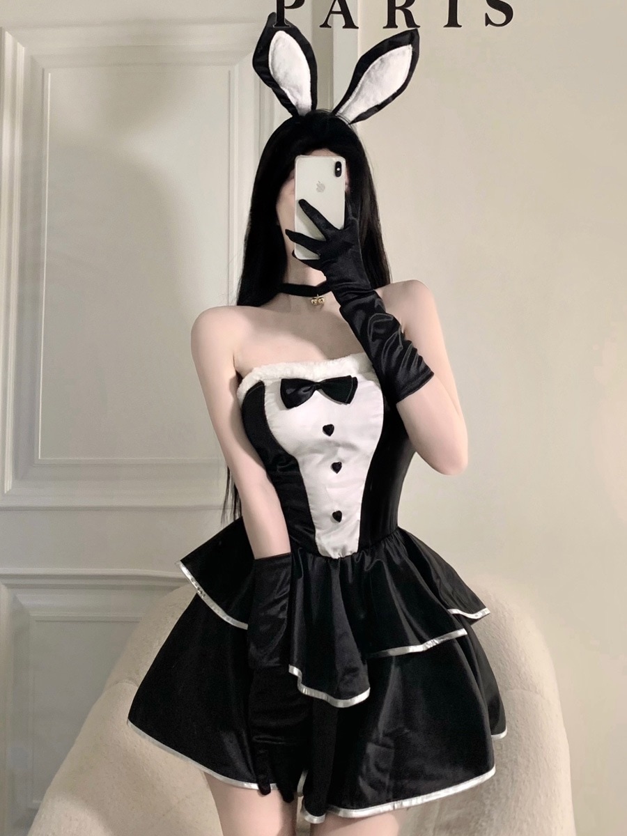 新品登場 セクシーバニーハロウィンプラスサイズメイド制服スーツ猫コスプレクリスマスホリデーバニーコスチュームコスプレ