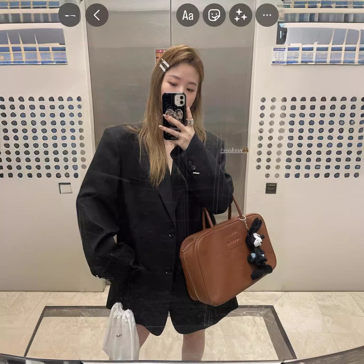 ノッティングヒル リーフ プレミアム プロファイル ブレザー レディース ルーズ ダッド スーツ