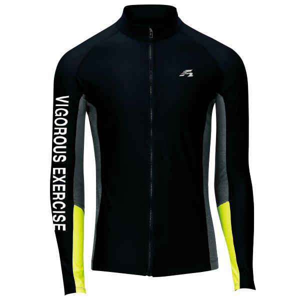 ラッシュガード ジップアップ S33 1 _P300481795