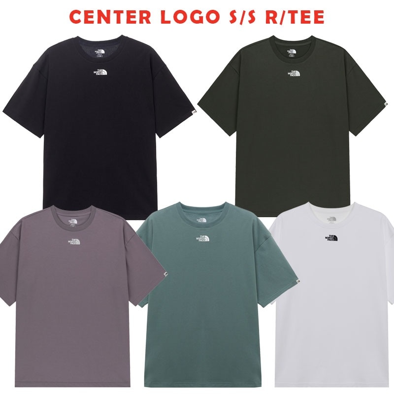 韓国正規品保証 関税負担なしNT7UR03J CENTER LOGO S S R TEEデイリー 基本 着装 男子 女子 人気 韓国 ファッション 男女共用 アウトドア