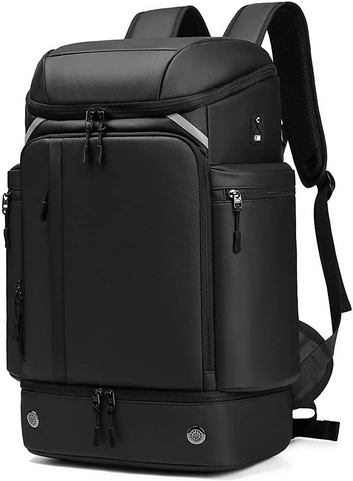 リュック メンズ リュックサック スクエア バックパック 大容量 ビジネスリュック( 1.ブラック 15.6インチノートPC対応)
