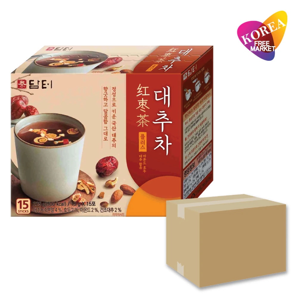 ナツメ茶　20個 箱売り 225g(15gx15包) 粉末 スティックタイプ / 韓国 なつめ 伝統茶 お茶