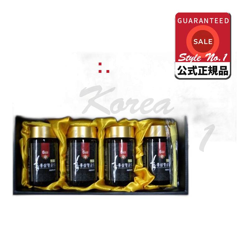 サムシン高麗紅参6年根黒紅サムジョンゴールド240g 4本240g