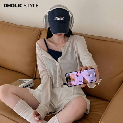 シアークロップドカーディガン・p555941