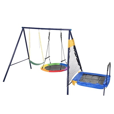 【国内即日発送】ブランコ トランポリン 多機能 屋外遊具 家庭用ブランコ 大型遊具 屋外遊具 アウトドア用