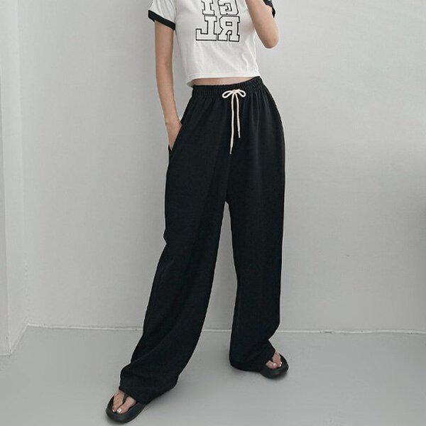 (PT)ボックスパンツ 春の変わり目 女性用 バンディングパンツ ジョガー