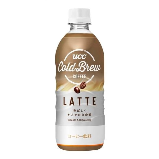 ブラックUCC COLD BREW LATTE ペットボトル 500ML×24本