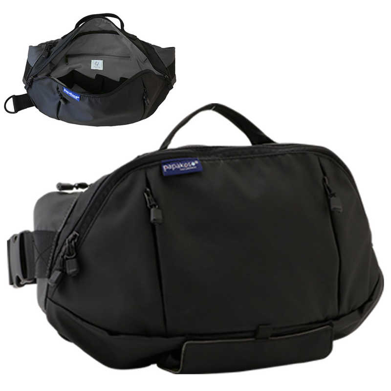 ワンスレッド　papakoso(パパコソ)パパ＆ママ140人と考えた理想のパパバッグ「だっこモデル＋SG」ブラック×グレー papakoso　PK-101-BK