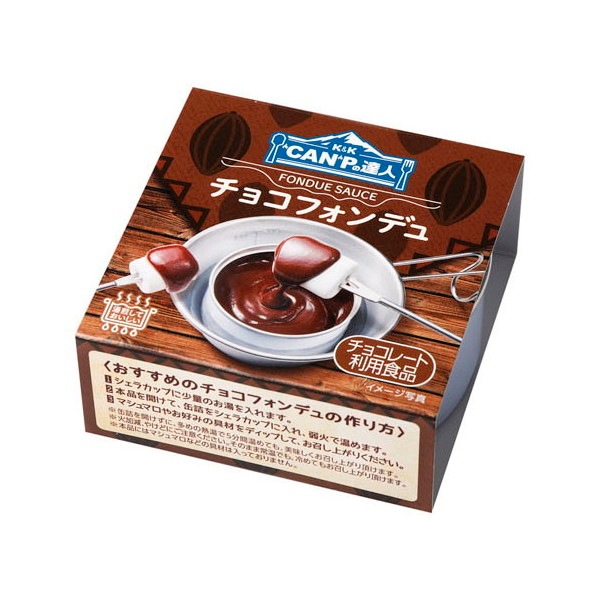 K&K 「CAN」Pの達人 チョコフォンデュ 80g x12 メーカー直送