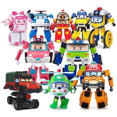Qoo10] ロボカーポリー 変身ロボット 4インチ : おもちゃ・知育
