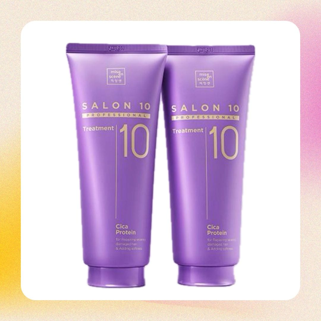 【2個】 サロン10 シカ プロテイン トリートメント 215ml + 215ml