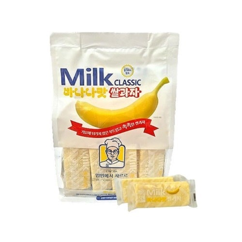 ミルククラシック 米菓子 バナナ味 240g x5個