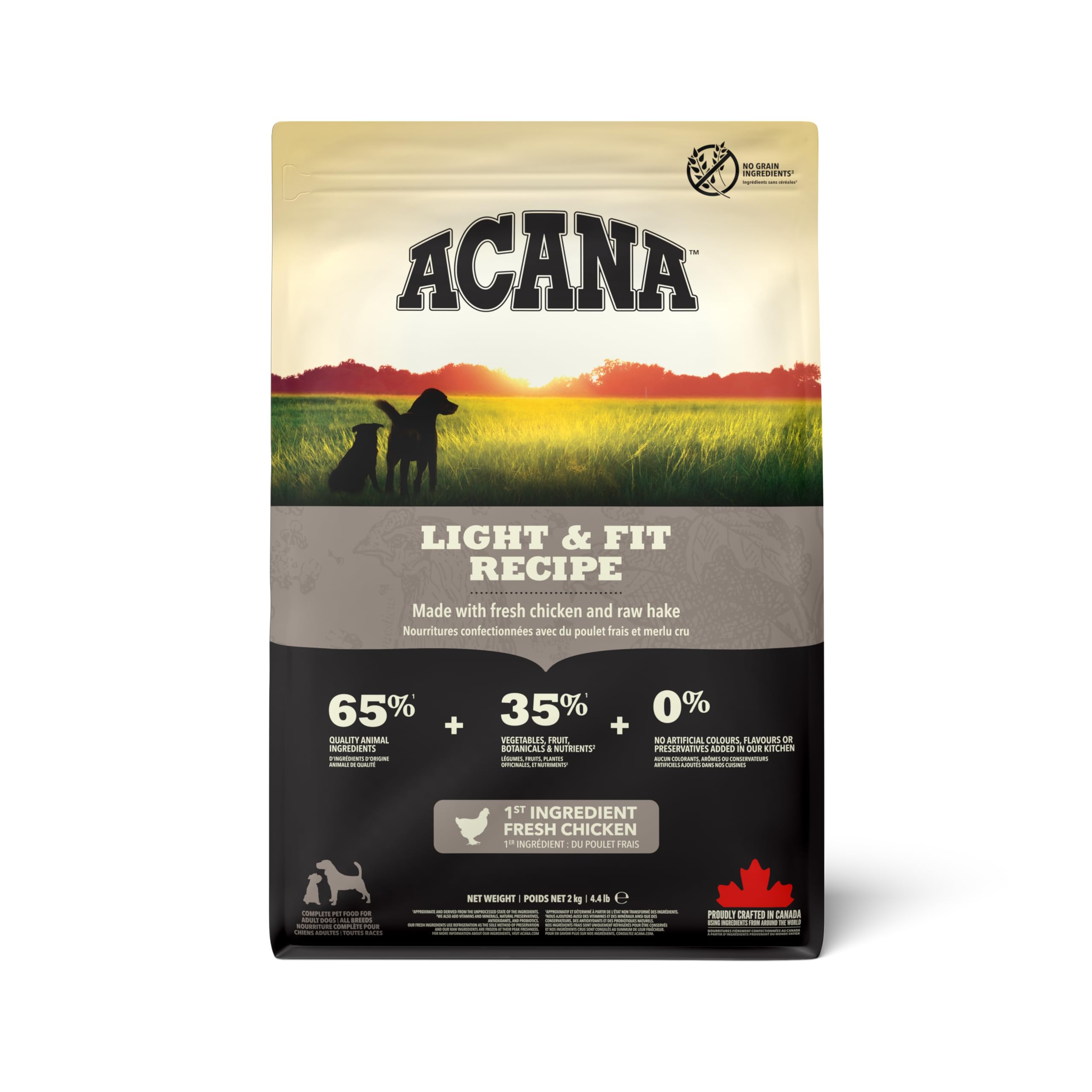 アカナ (ACANA) ドッグフード ライト&フィット [国内正規品] 11.4キログラム (x 1)