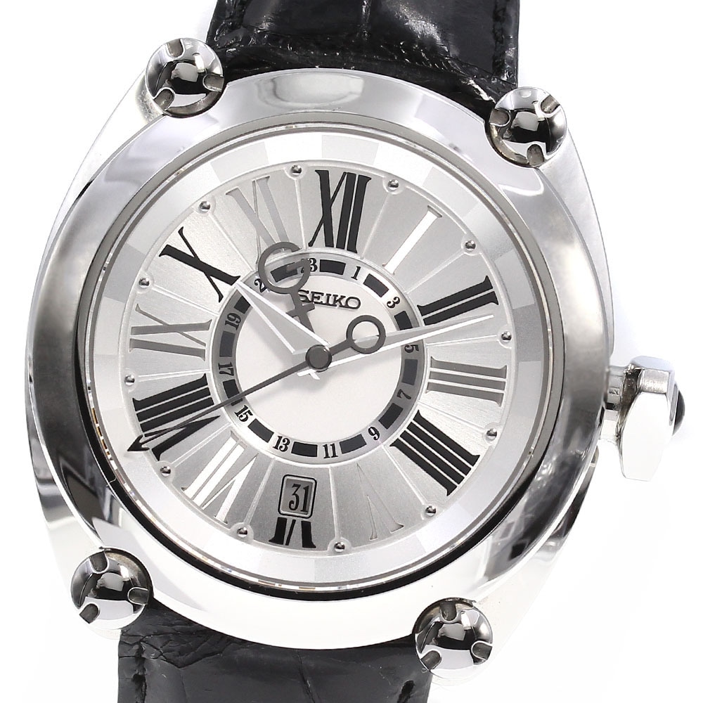 セイコー SEIKO SBLM001 ガランテ メカニカル GMT 自動巻き メンズ _710432【中古】