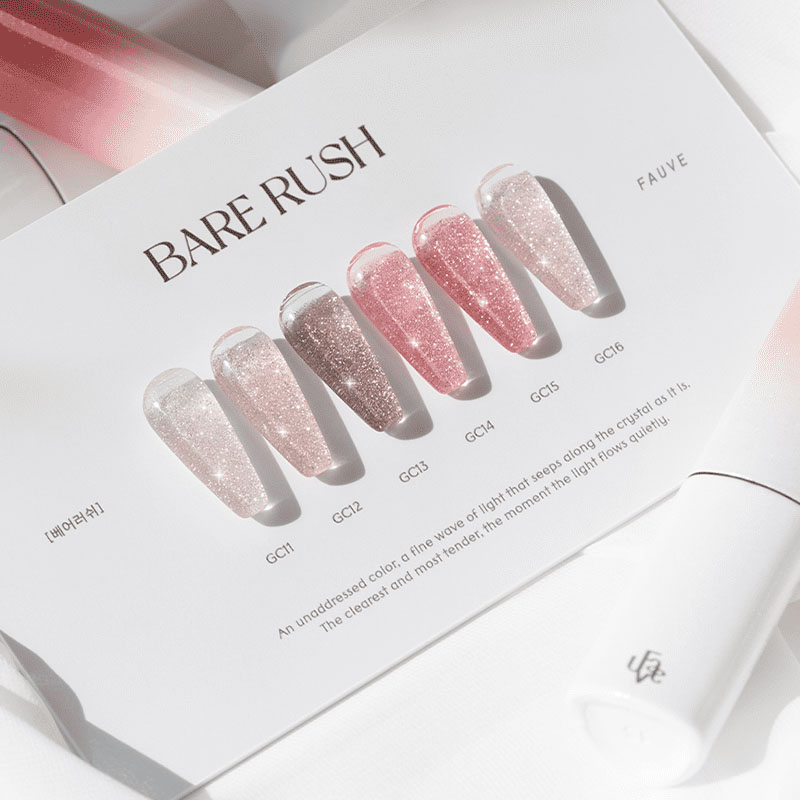 [FAUVE] 【BARE RUSH】 6色 セット/ フラッシ/グリッターネイル