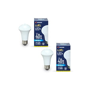 【即納】アイリスオーヤマ LED電球 人感センサー付 2個セット E26 40形相当 昼白色相当 LDR6N-H-SE25
