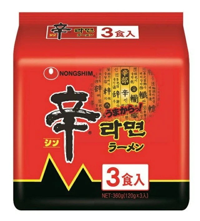 農心 辛ラーメン 袋麺 (3食入)24個