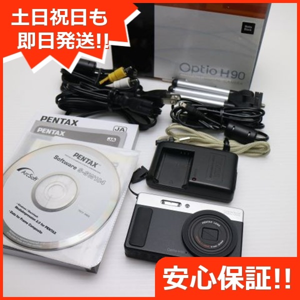 PENTAX - 超美品 Optio H90 マットブラック  M444 Pentax Optio H90 Digital Camera (Matte Black) 16516 B&H Photo