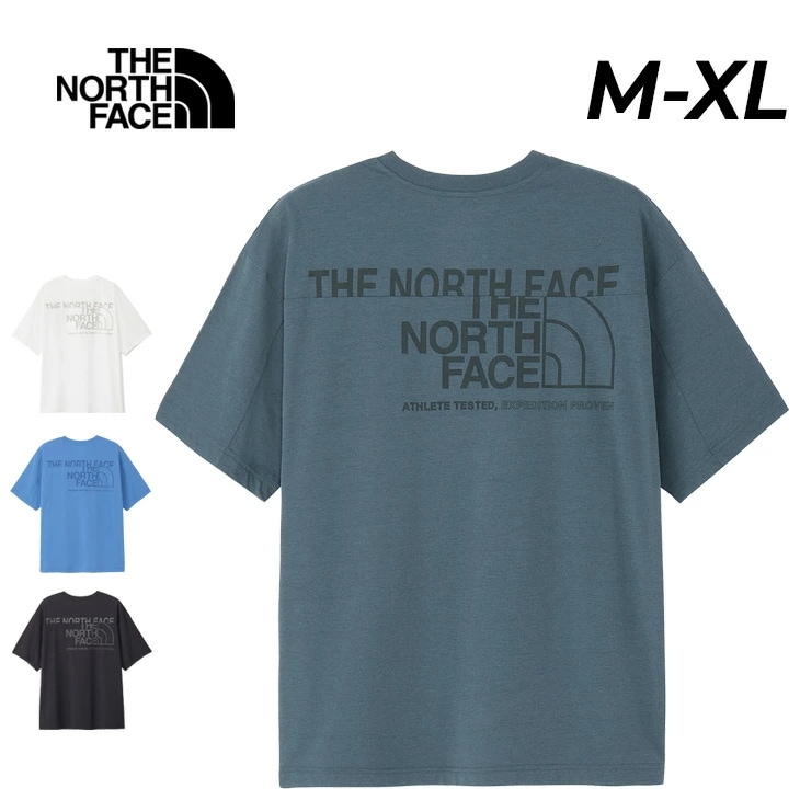 半袖 Tシャツ メンズ イーエス ロゴワイドティー 吸汗速乾 抗菌防臭 UVカット アウトドア ウエア プリントT バックプリント メンズウェア 半袖シャツ トップス 男性 服/NT32585