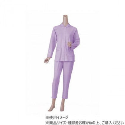神戸生絲 婦人楽らくパジャマ上下セット(通年用)S No.92 パープル 5,242円