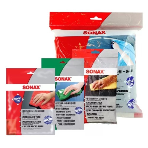 ソナックス洗車タオル4種セット