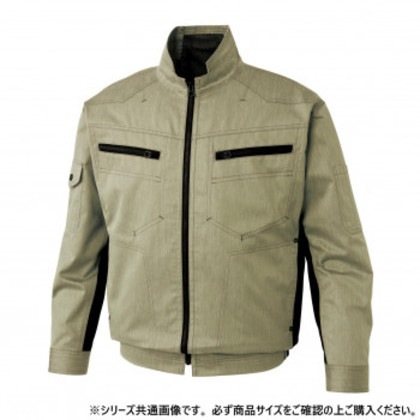 サンエス 長袖ブルゾン 21:カーキ M KF93900
